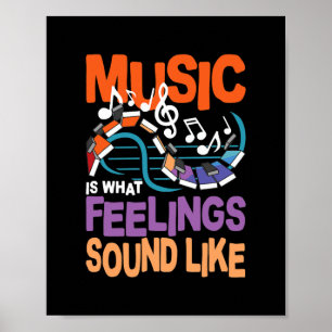 Muziek is wat voelt als poster