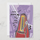 Muziek Jukebox Uitnodigingen (Voorkant)