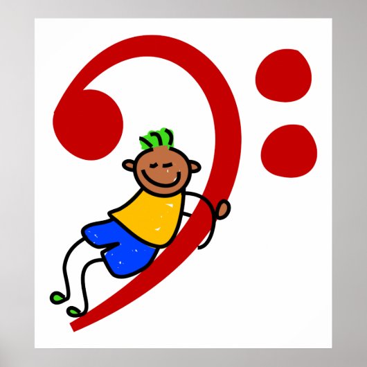 Muziek Kind Poster (Voorkant)