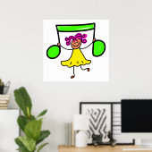 Muziek Kind Poster (Thuiskantoor)