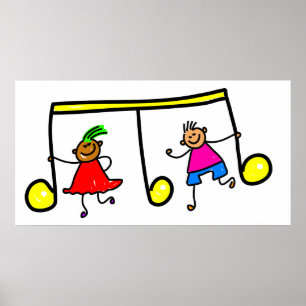 Muziek Kinder Poster