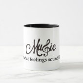 Muziek klinkt als muziek mok (Midden)