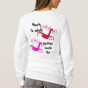 Muziek klinkt als t-shirt