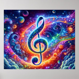 Muziek Kunst Poster