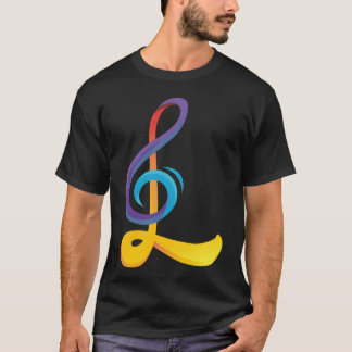 Muziek L meisje T-shirt