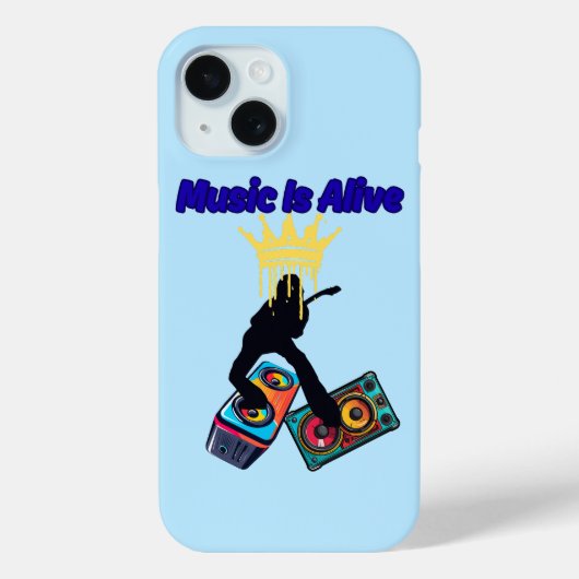 Muziek Leeft Case-Mate iPhone Case (Achterkant)