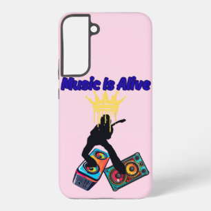 Muziek leeft samsung galaxy hoesje