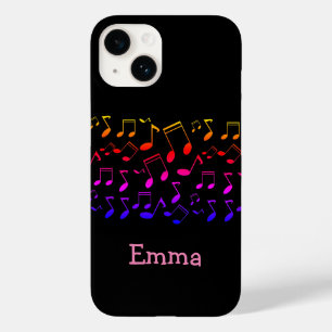 Muziek-les, notities, gepersonaliseerd Case-Mate iPhone 14 hoesje
