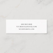 Muziek Lessons Red Black Guitar Visitekaartje (Achterkant)