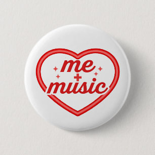 Muziek Liefhebben Ronde Button 5,7 Cm