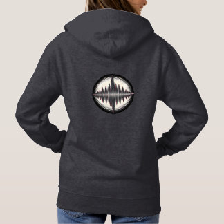 Muziek Liefhebber Hoodie – Koffie, Gitaar & Soundg