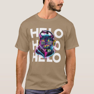 Muziek Liefhebber Kat jongen T-shirt