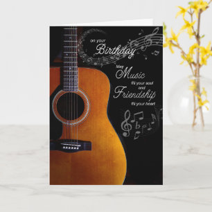 Muziek Liefhebber Klassieke Gitaar Verjaardag Kaart