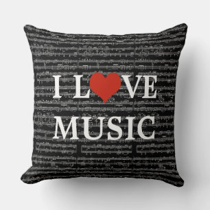 muziek liefhebbers decor kussen