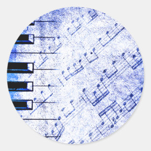 Muziek Live_ Ronde Sticker