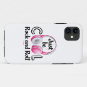 Muziek Lover is alleen maar Cool Rock en Roll Case-Mate iPhone Case (Achterkant (horizontaal))