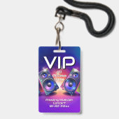 Muziek Luidsprekers VIP All Access Aangepaste Conc Badge (Voorzijde met lanyard)
