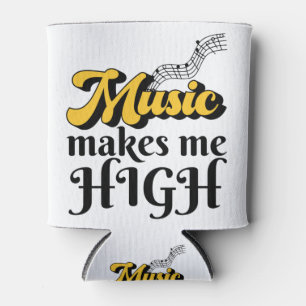 Muziek maakt me hoog blikjeskoeler