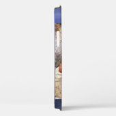 MUZIEK MAKEN ANGEL, Blue Sapphire Monogram Case-Mate iPhone Case (Achterkant / Rechts)