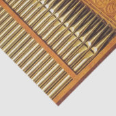 MUZIEK MAKEN ANGEL/Orgelspeler Kerst Tissuepapier (Detail)