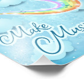 Muziek maken, digitale kunst foto afdruk (Hoek)