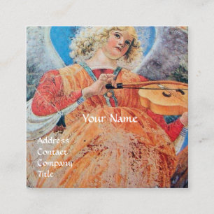 MUZIEK MAKING ANGEL VIERKANTE VISITEKAARTJE