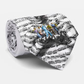 Muziek Man Stropdas (Opgerold)