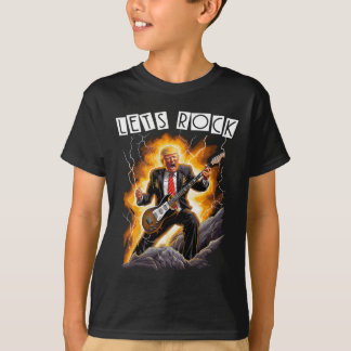 Muziek Mania Grappige Donald Trump Gitaar Spelend T-shirt