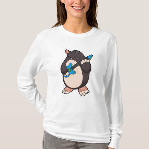 Muziek met gitaar t-shirt