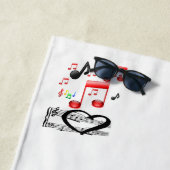 Muziek met handdoeken (In situ)