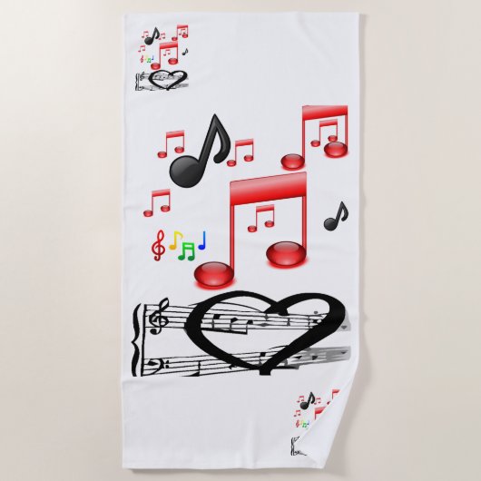 Muziek met handdoeken (Voorkant)