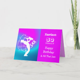 Muziek met Happy Birthday-kaart Kaart