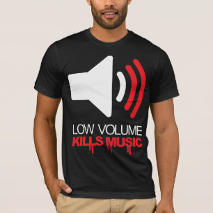 Muziek met lage volumes t-shirt