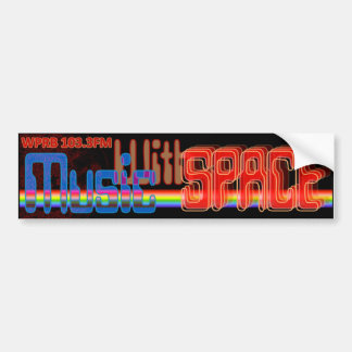 Muziek met ruimte -OfficalRadio Show Logo Bumpersticker