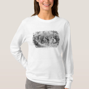 Muziek, militair concert in een publieke tuin t-shirt