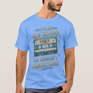 Muziek Mitapes 1987 grappig T-shirt