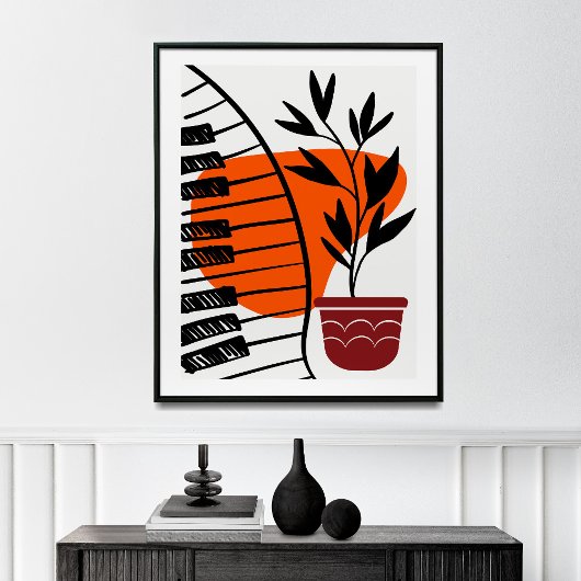 Muziek Muur Art Decor Canvas Afdruk