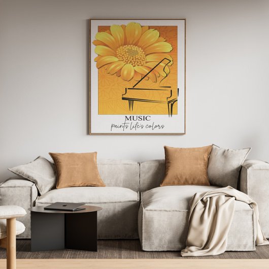 Muziek Muur Kunst Canvas