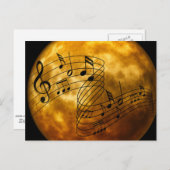 Muziek, muziek, muziek briefkaart (Voorkant / Achterkant)