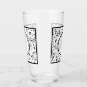 Muziek, muzieknoten glas (Links)