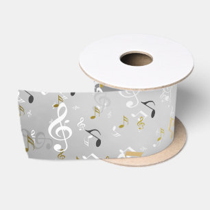 muziek, muzikaal, noot, wit, melodie, sleutel, gel lint