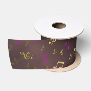 muziek, noot, sleutel, band, symbool, glanzend, el lint