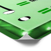 Muziek, notatie poster (Hoek)