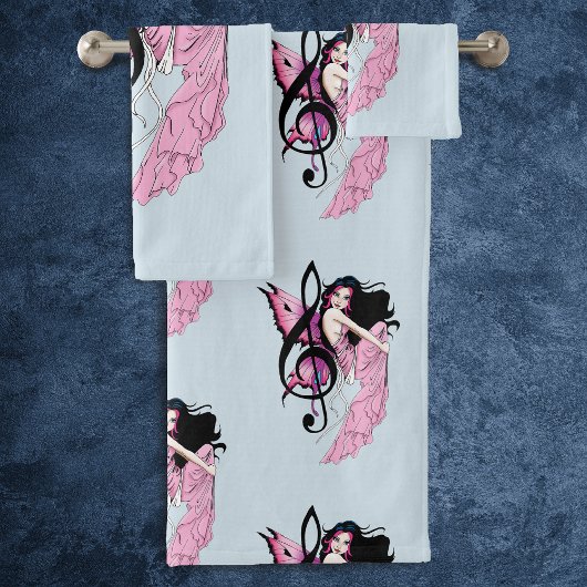 Muziek Note Fairy Bad Handdoek