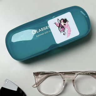 Muziek Note Fairy Vierkante Sticker