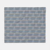 Muziek Note Striped Fleece Deken (Voorkant (Horizontaal))