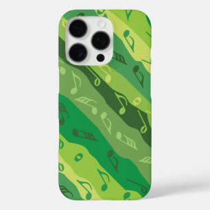 Muziek Note Stripes Groenen iPhone 16 Pro Hoesje