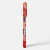 Muziek Note Stripes Reds Case-Mate iPhone Case (Achterkant / Rechts)