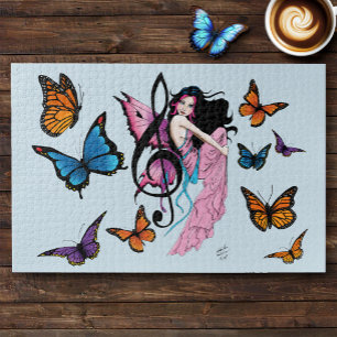 Muziek Note Vlinders Fairy Legpuzzel