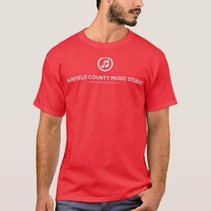 Muziek Note Wit TShirt